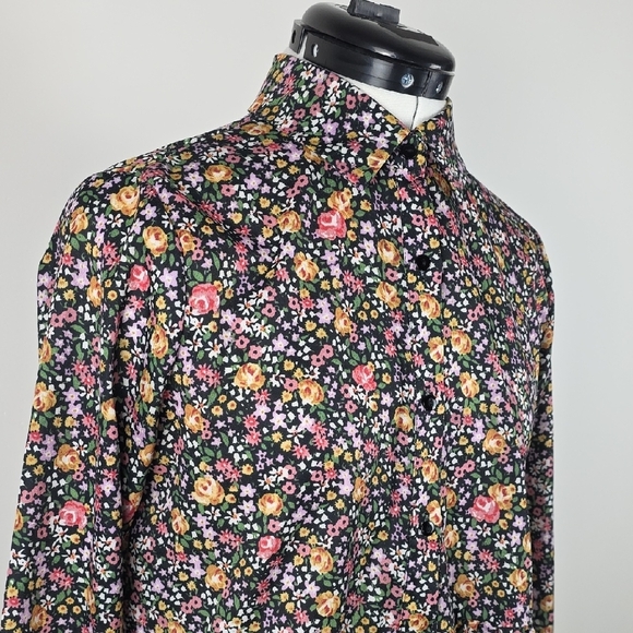 Womance long sleeve floral mini dress – size S – ditsy print - Picture 2 of 6